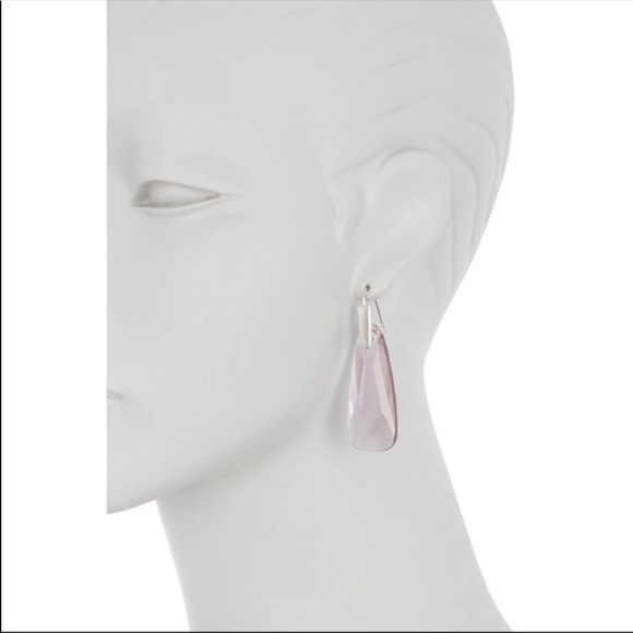 KENDRA SCOTT VIOLET Maize Silvertone Drop Earrings NWT - Picture 3 of 3